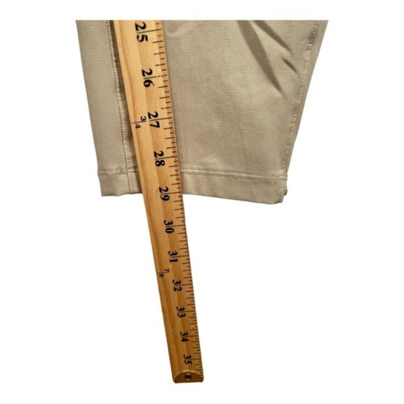 Lululemon Athletica Men Khaki Joggers Size Small Elastic Waist Snap Button Cuff - Picture 13 of 14